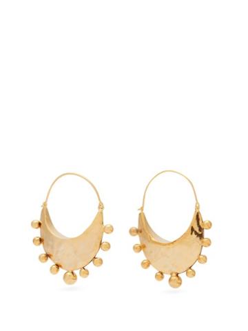 Matchesfashion.com Wai Wai - X Betina De Luca Yehia Hoop Earrings - Womens - Gold