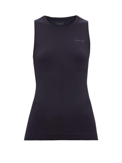 Matchesfashion.com Falke - Sleeveless Performance Tank Top - Womens - Navy