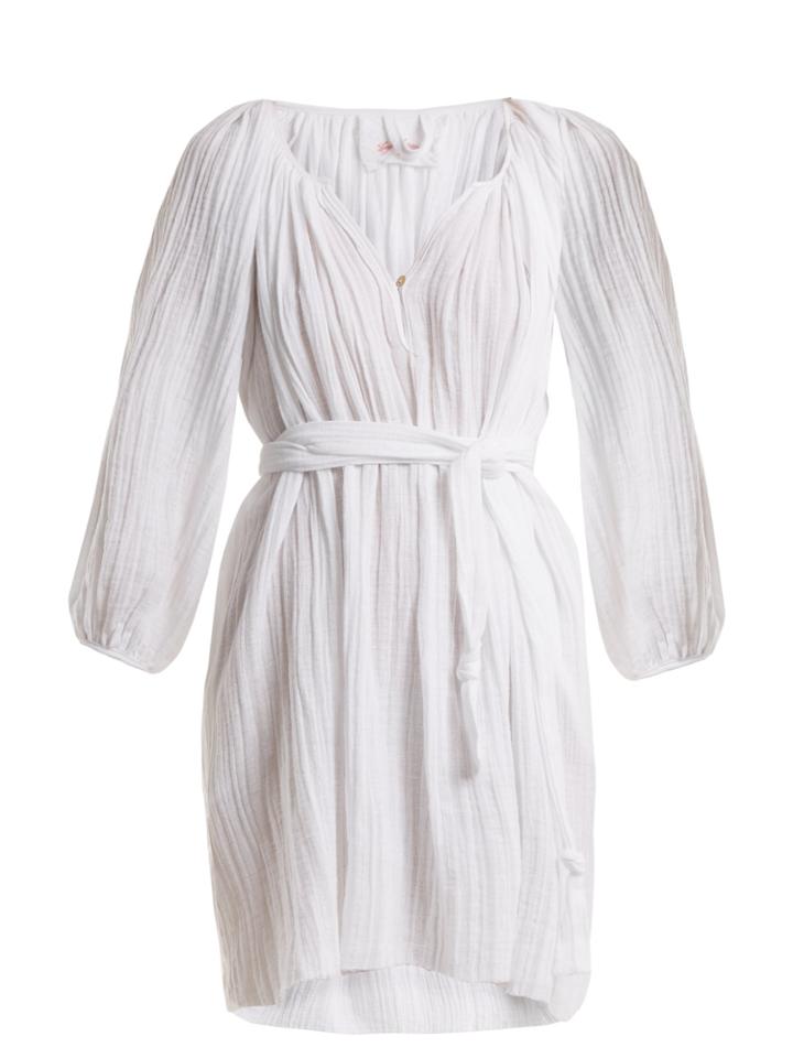 Loup Charmant Peasant Cotton Tunic Dress