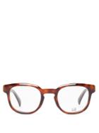 Matchesfashion.com Dunhill - Round Acetate Glasses - Mens - Tortoiseshell