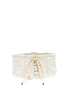 Isabel Marant Herese Lace-up Cotton-blend Corset Belt