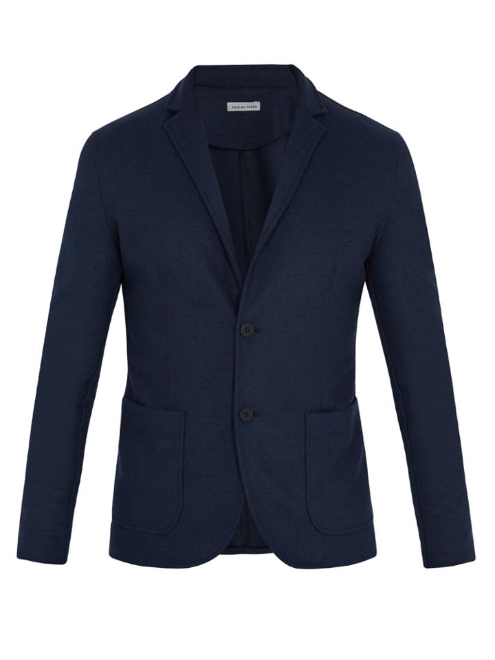 Tomas Maier Single-breasted Felt Blazer