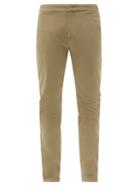 Matchesfashion.com Orlebar Brown - Campbell Slim-leg Cotton-blend Chino Trousers - Mens - Brown