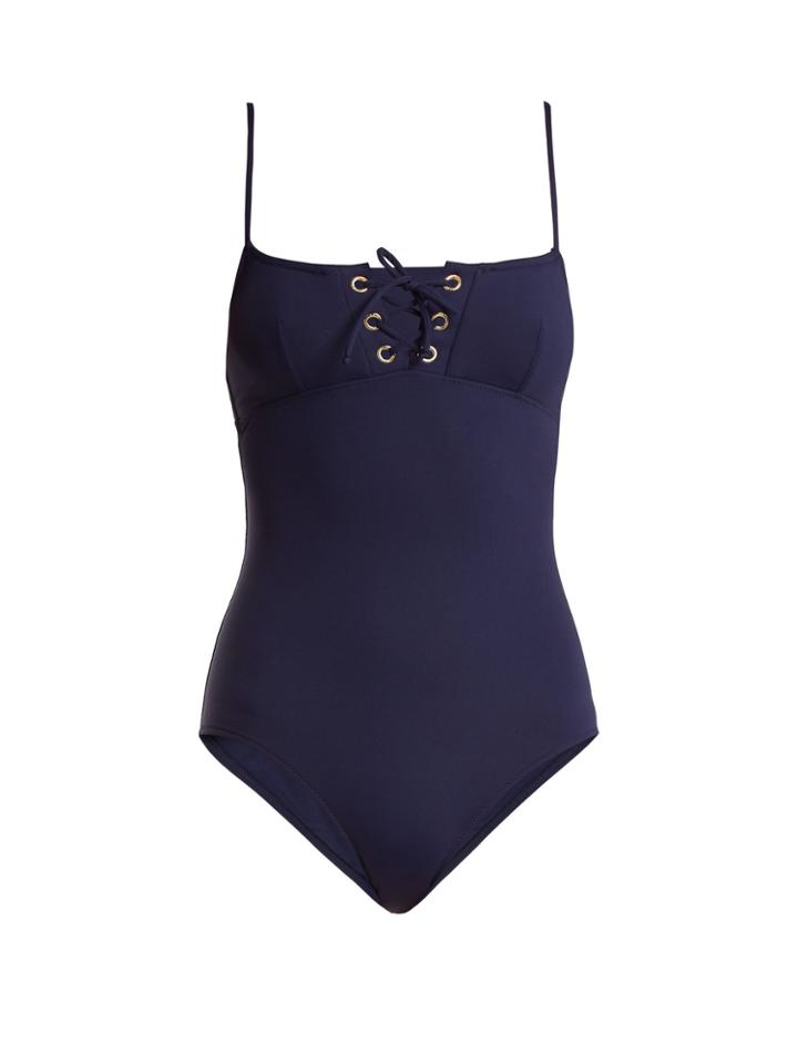 Melissa Odabash Cyprus Lace-up Swimsuit