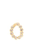 Matchesfashion.com Hillier Bartley - Crystal Embellished Gold Plated Charm - Womens - White