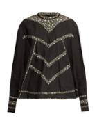 Matchesfashion.com Isabel Marant - Moony Oversized Linen Top - Womens - Black