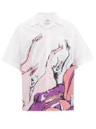 Matchesfashion.com Marni - X Bruno Bozzetto Print Cotton Poplin Shirt - Mens - White Multi