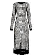 Matchesfashion.com Dodo Bar Or - Adeline Fish Net Dress - Womens - Black