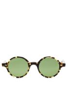 Monc - Lkka Round Bio-acetate Sunglasses - Mens - Brown