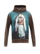 Undercover - X Markus Akesson Printed Cotton Hooded Sweatshirt - Mens - Brown
