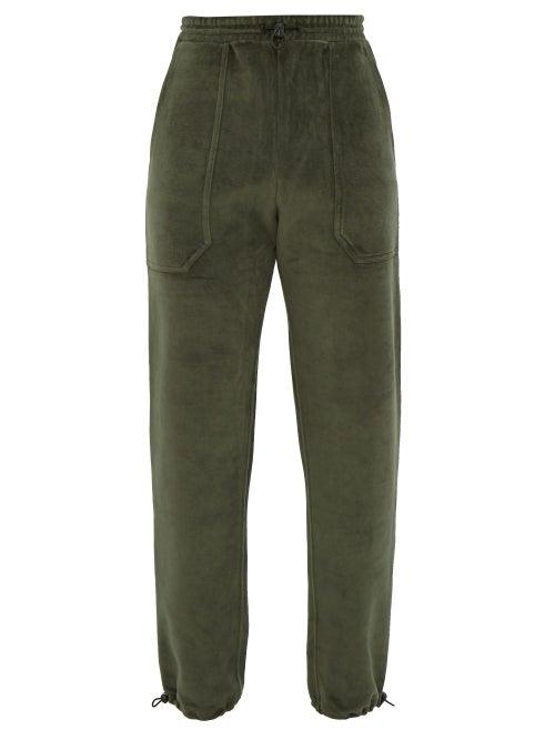 Matchesfashion.com Phipps - Velour Track Pants - Mens - Khaki