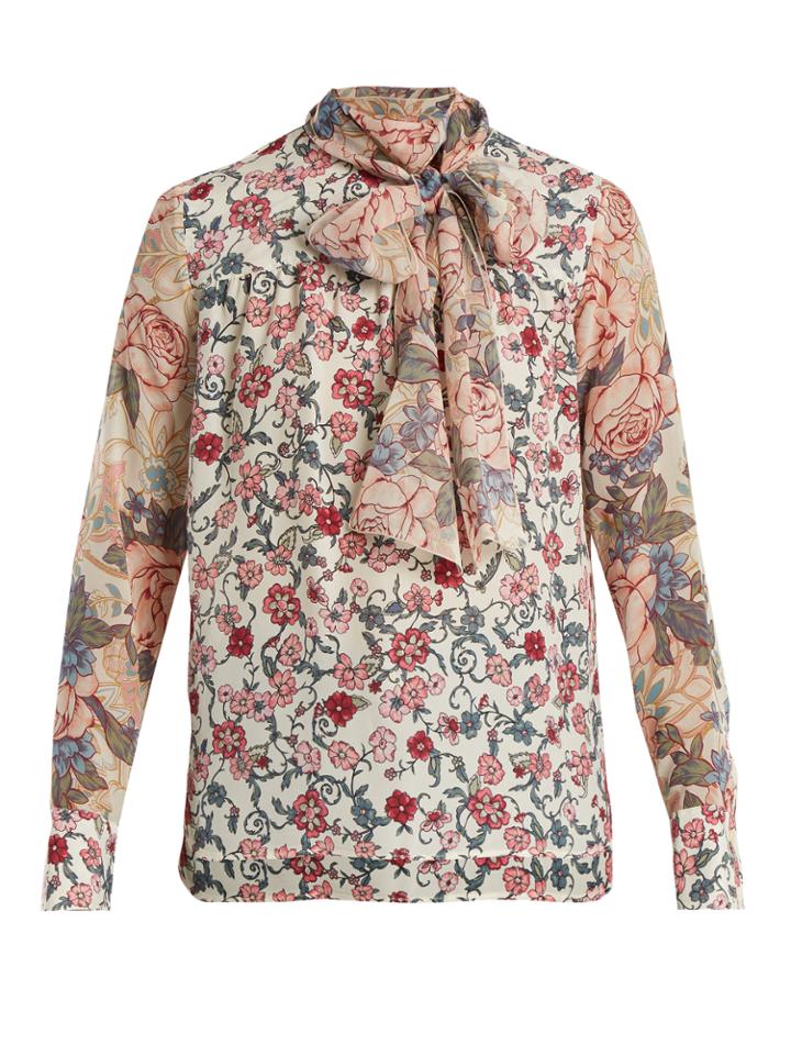 See By Chloé Georgia's Garden-print Blouse