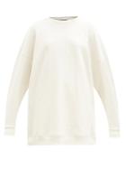 Matchesfashion.com Ganni - Software Recycled Cotton-blend Sweatshirt - Womens - Cream