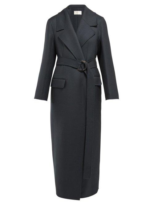 Matchesfashion.com The Row - Newen Wool Blend Coat - Womens - Dark Green