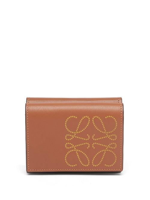 Ladies Accessories Loewe - Anagram Leather Wallet - Womens - Tan