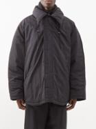 Balenciaga - Logo-embroidered Padded-shell Parka - Mens - Black