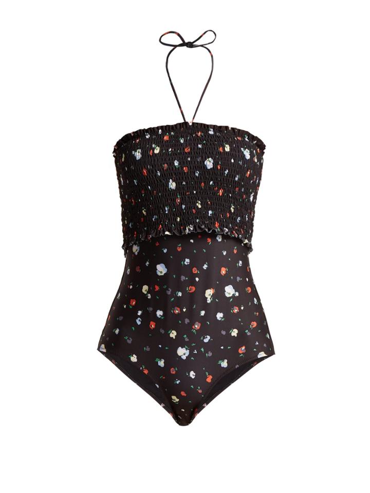 Ganni Ipanema Floral-print Swimsuit