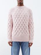 Sfr - Alain Alpaca-blend Sweater - Mens - Pink