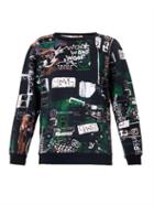 Mm6 By Maison Margiela Urban Art-print Sweatshirt