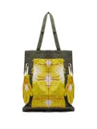 Matchesfashion.com Craig Green - Embroidered Puckered Canvas Tote Bag - Mens - Yellow