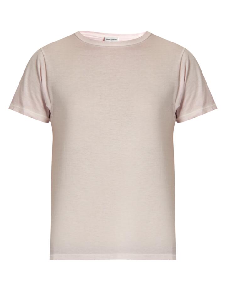 Saint Laurent Relaxed-fit Cotton T-shirt