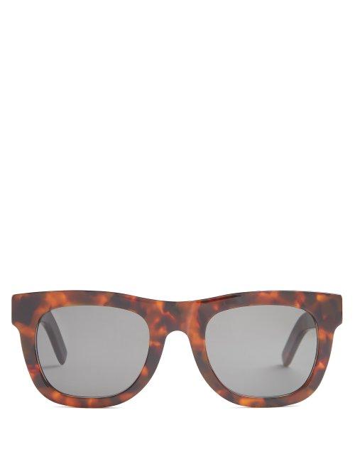 Matchesfashion.com Retrosuperfuture - Ciccio Acetate Sunglasses - Mens - Brown Multi