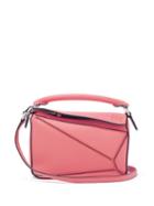 Matchesfashion.com Loewe - Puzzle Mini Grained Leather Cross Body Bag - Womens - Pink