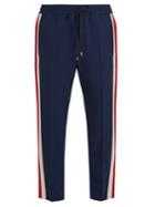 Gucci Side-stripe Wool And Mohair-blend Trousers