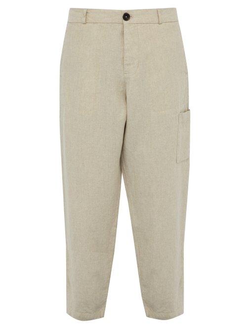 Matchesfashion.com Oliver Spencer - Judo Linen Trousers - Mens - White