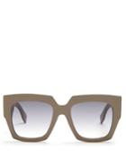 Fendi Square-frame Acetate Sunglasses