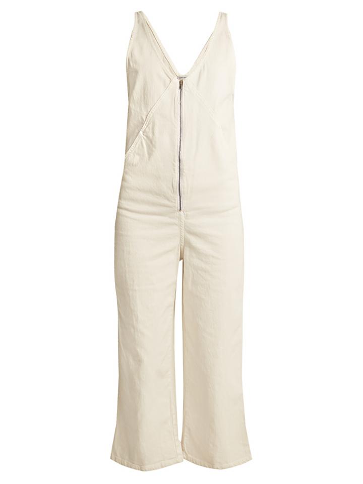Rachel Comey Bender Sleeveless Denim Jumpsuit