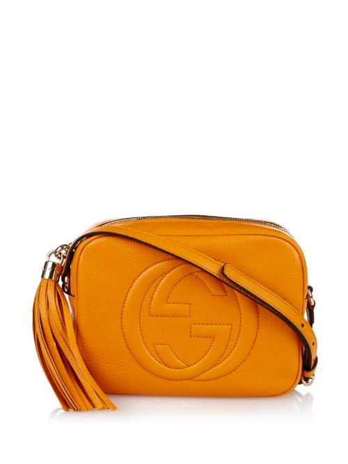 Gucci Soho Grained-leather Cross-body Bag