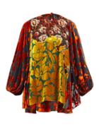 Biyan - Journee Beaded Panelled-silk Blouse - Womens - Multi