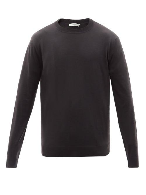 The Row - Ennis Crew-neck Wool Sweater - Mens - Black