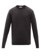The Row - Ennis Crew-neck Wool Sweater - Mens - Black