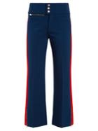 Gucci Contrast-stripe Slim-leg Jersey Trousers