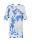 Matchesfashion.com The Elder Statesman - Tie Dyed Cashmere And Silk Blend T Shirt - Mens - Blue