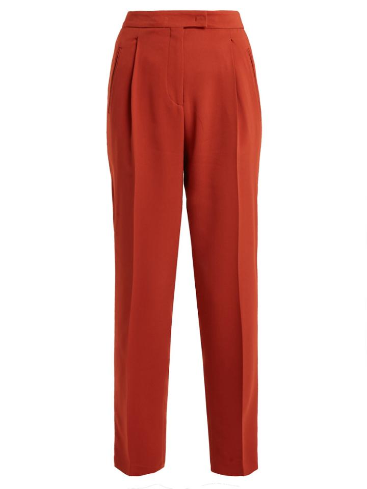 Etro High-rise Peg-leg Trousers