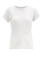 Matchesfashion.com Re/done Originals - 1960s Cotton-jersey T-shirt - Womens - Ivory