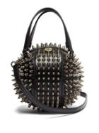 Matchesfashion.com Gucci - Tifosa Basketball Studded Leather Shoulder Bag - Womens - Black