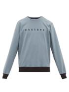 Matchesfashion.com Castore - Logo Print Waterproof Sweatshirt - Mens - Grey Multi