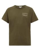 Matchesfashion.com Phipps - Flight Logo Cotton T Shirt - Womens - Khaki