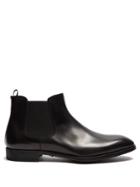 Giorgio Armani Leather Chelsea Boots