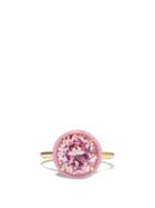 Ladies Fine Jewellery Alison Lou - Cocktail Sapphire & 14kt Gold Ring - Womens - Pink Multi