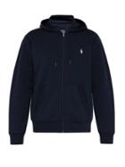 Matchesfashion.com Polo Ralph Lauren - Logo Embroidered Hooded Sweatshirt - Mens - Navy