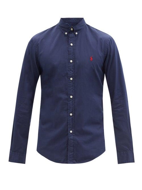 Polo Ralph Lauren - Slim-fit Cotton-poplin Shirt - Mens - Navy