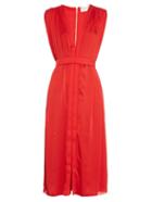 Maison Rabih Kayrouz V-neck Crepe Dress