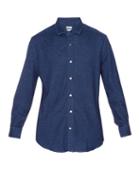 Brunello Cucinelli Spread-collar Cotton-piqu Shirt
