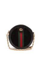 Matchesfashion.com Gucci - Ophidia Leather And Suede Cross Body Bag - Womens - Black Multi