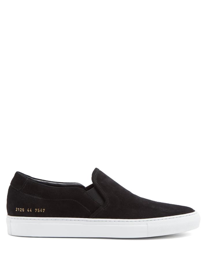 Common Projects Slip On Low-top Suede Trainers